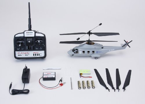 Imagen 6 de Graupner 4489 - Helicóptero Micro NH 90 por control remoto con 4 canales, 2,4 GHz [importado de Alemania]
