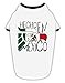 TOOLOUD Hecho en Mexico Design - Mexican Flag Cotton Dog Shirt White with Black XL