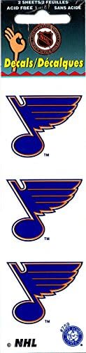 St. Louis Blues Licensed NHL Sticker Decal (6 Logos Total)