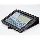 Simplism iPad 2 レザーフリップノートケース スタンド機構付き チョコレートブラック TR-LFNCIPD2-CB