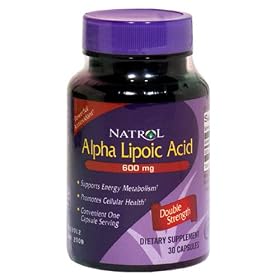 Natrol Alpha Lipoic Acid 600mg, 30 Capsules