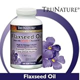 TruNature Organic Flaxseed Oil 1300 mg - 300 Softgels