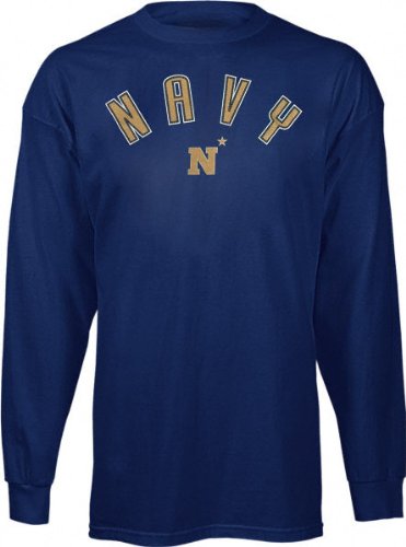 Buy Navy Midshipmen Youth Big Hit Long Sleeve T-Shirt
