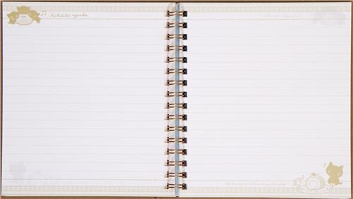 Imagen 4 de Cuaderno de Anilla de Kutusita Nyanko cuaderno con tarta