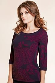 Per Una 34 Sleeve Floral Print Top