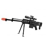 UKARMS Spring Powered .50 Cal Rifle FPS-260 Sniper Airsoft Gun Laser, Flashlight, Bipod