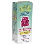 Get Better Bear Teething, Raspberry Flavor, 2 Ounces (Pack of 3)