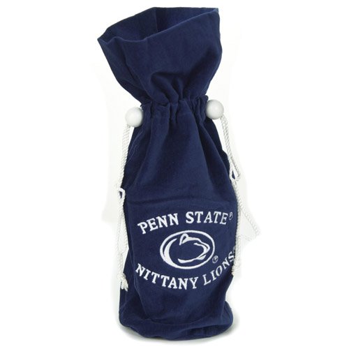 14 NCAA Penn State Nittany Lions Velvet Wine Bottle Drawstring Bag