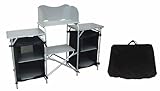XL-Aluminum Folding Camping Kitchen Table Cupboard TA-8112