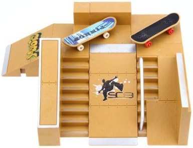 5pcs Skate Park Kit Ramp Parts for Tech Deck Fingerboard