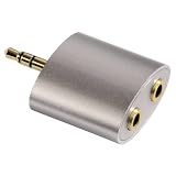 Hama AluLine Audio-Splitter, 3,5-mm-Klinkenstecker, stereo
