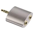Hama 80853 Doubleur de prise jack 3,5 mm gamme aluminium