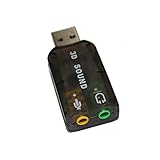 Caxico USB 2.0 オーディオ ヘッドセット マイク ジャック変換アダプター