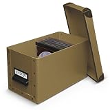 Cargo Naturals CD Storage Box, Nutmeg, 6 by 10-3/4 by 5-3/4-Inch