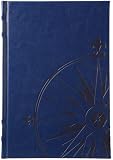 Nautilus Journal Diary, Fully Embossed, Lined Pages, 6x8, Navy