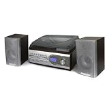 Stylish TC983 Record & CD Player Hifi System USB & SD