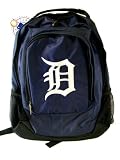 MLB Sports Backpack - Detroit Tigers Back Pack with embroidered team logo