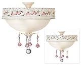 41C2Cbpz9iL. SL160  Pretty In Pink Pull Chain Ceiling Fan Light Kit