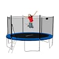 Ampel24 Trampolin mit Leiter und Netz, 430 cm
