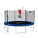 Ampel24 Trampolin mit Leiter und Netz, 430 cm