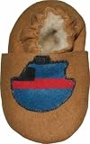 Tibet PLATEAU soft sole infant leather baby shoes with FLEECE boat