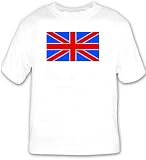 T-shirt with map, Great Britain, Union Jack