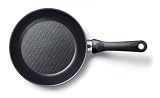BALLARINI Aluminium-Pfanne Salento 20 cm schwarz mit Thermopoint, antihaftversiegelt mit Teflon&reg; Platinum