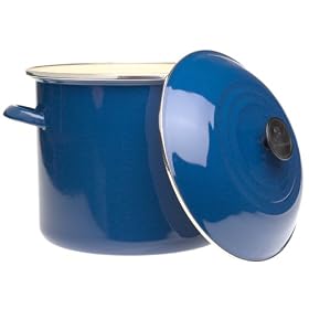 Le Creuset Blue Stock Pot with Lid 12 Qt.