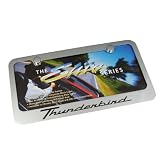 Ford Thunderbird Chrome Brass License Plate Frame