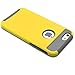 iPhone 6S Plus Case, MagicMobile® Cute Protective Hard Shockproof [Drop Protection] Cover for Apple iPhone 6 Plus Impact Resistant Hybrid Thin Armor Case [ Yellow/Gray ] with Screen Protector.