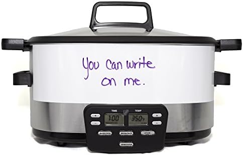 Whiteboard Crock Skin - Compatible with Cuisinart MSC-600 Models - 6-Quart - DOES NOT INCLUDE CROCK POT / SLOW COOKER