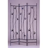 Leaf-Iron-Folding-Screen-Iron--71h-X-54w