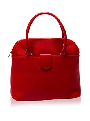Anna Luchini Bolso asa de mano Tote (Rojo)