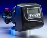 Metered water softener with 1.25 WS1.25-HCB control, 96,000 grain capacity with by-pass valve