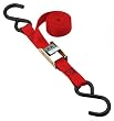 Highland 10333 10' Red Cambuckle Tie Down with Hook