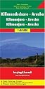 Kilimandscharo - Arusha 1 : 80 000: Mit Ortsverzeichnis. Mit Klimatabellen