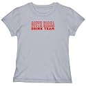 T-Shirt Woman Silver Gray " Drink Team South Korea " Country