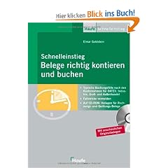 Schnelleinstieg Belege richtig kontieren und buchen