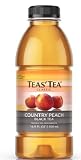 Tea's Tea Country Peach Black Tea, 16.9-Ounce Bottles (Pack of 12)
