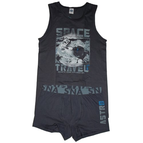 Sanetta Textilwerk – Wäsche Set Jungen, grau