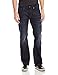 Buffalo David Bitton Men's King Slim Boot Cut Jean in Dark and Rigid