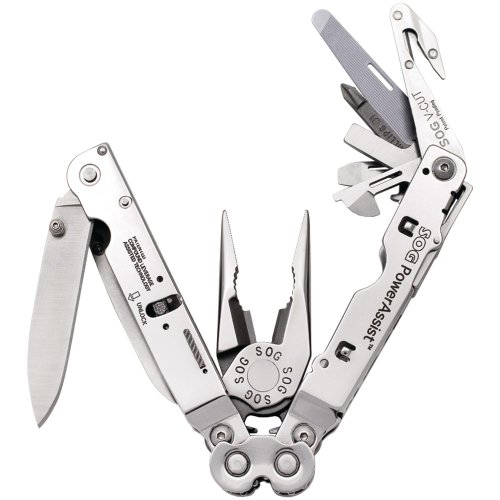 SOGS66NCP--SOG-S66NCP-PowerAssist-MultiTool-Silver