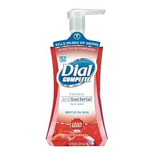 Dial Complete 03016 Cranberry Antiox Antibacterial Foaming Hand Wash, 7.5 oz, (Case of 8)