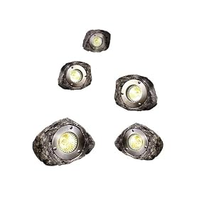 5-pc. Halogen Rock Light Set with Sensor. by 