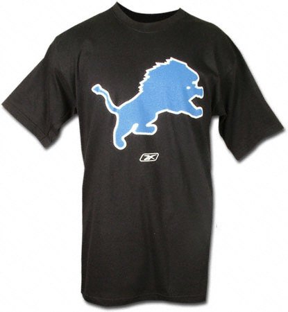 Detroit Lions Black Touchdown T-Shirt
