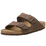  : Birkenstock Arizona Two Strap Sandal,Antique Peat Nubuck,35 Narrow EU
