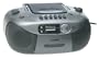 Casio CD312SBSR CD-Cassette Boombox With AM/FM Radio (Silver)