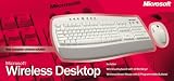 Microsoft Wireless Desktop - Keyboard - wireless - mouse - PS/2 wireless receiver - UK