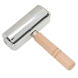 【ノーブランド品】ステンレス鋼　レザー クラフト用　ローラー　接着　折り目プレスツール　全3サイズ - L