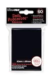 Ultra Pro Card Supplies YUGIOH Deck Protector Sleeves Black 60 CountIMAGE